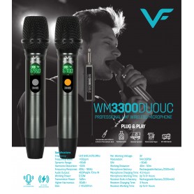 WM3300 DUOUC Professional Wireless Microphones