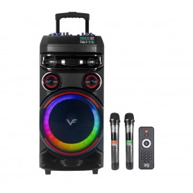 Tango 313 WMU 2024 Portable Trolley Bluetooth Speaker Free 2 UHF Wireless Mic