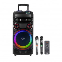 Tango 313 WMU 2024 Portable Trolley Bluetooth Speaker Free 2 UHF Wireless Mic