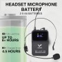 WM 2000 U Professional Universal UHF Handsfree Headsets Wireless Microphones With Rechargeable Transmitter For Headphones