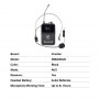 WM 2000 U Professional Universal UHF Handsfree Headsets Wireless Microphones With Rechargeable Transmitter For Headphones