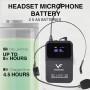 WM 2200 U Professional Universal UHF Handsfree Headsets Wireless Microphones With Rechargeable Transmitter For Headphones