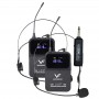 WM 2200 U Professional Universal UHF Handsfree Headsets Wireless Microphones With Rechargeable Transmitter For Headphones