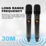 WM 1100 DUO Professional Universal UHF Handheld Wireless Microphones With Rechargeable Transmitter Wireless Mic