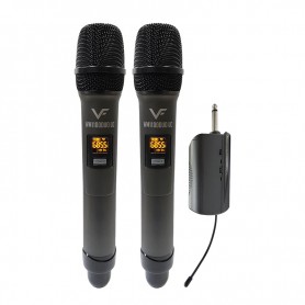 WM 1100 DUO Professional Universal UHF Handheld Wireless Microphones With Rechargeable Transmitter Wireless Mic