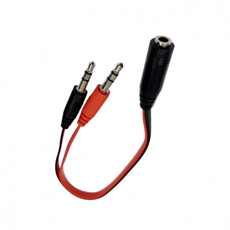 Vinnfier Aux & MiC Converter Split Converter Cable For PC