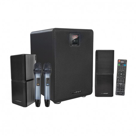 Studio 500 BTRM High Performance Wireless Studio Speaker Free 2 Wireless UHF Mics