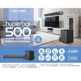 Hyperbar 500 BTR Wireless Soundbar