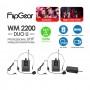WM 2200 U Professional Universal UHF Handsfree Headsets Wireless Microphones With Rechargeable Transmitter For Headphones