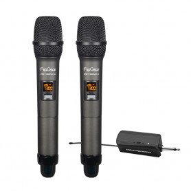 WM 1100 DUO Professional Universal UHF Handheld Wireless Microphones With Rechargeable Transmitter Wireless Mic