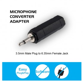 Stereo Audio Connector Converter Adapter