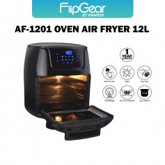AF-1201 Oven Air Fryer 12L Digital Touch Screen Smoke