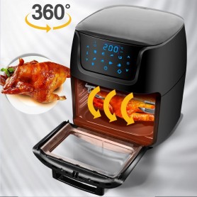 AF-1201 Oven Air Fryer 12L Digital Touch Screen Smoke
