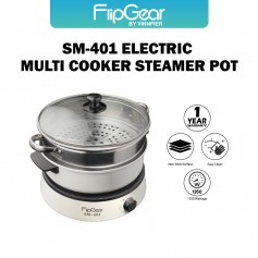 SM-401 Electric Multi Cooker Steamer Pot