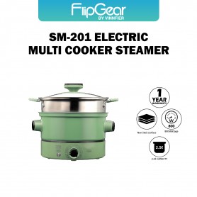 SM-201 Multi Cooker With Steam Pot (2.5L)
