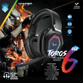 Toros 6 RGB Pro Gaming Headset