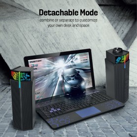 VF Hyperbar 202 Detachable Gaming Stereo USB Audio Sync SoundBar
